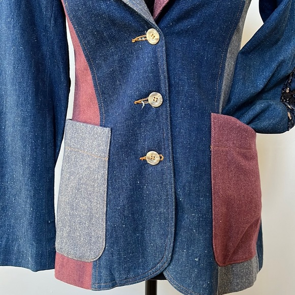 Vintage Denim Blazer - Picture 5 of 7